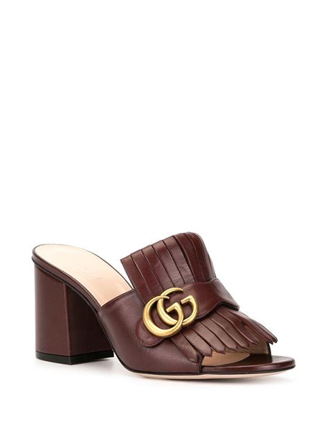 gucci double g mules|vintage Gucci mules.